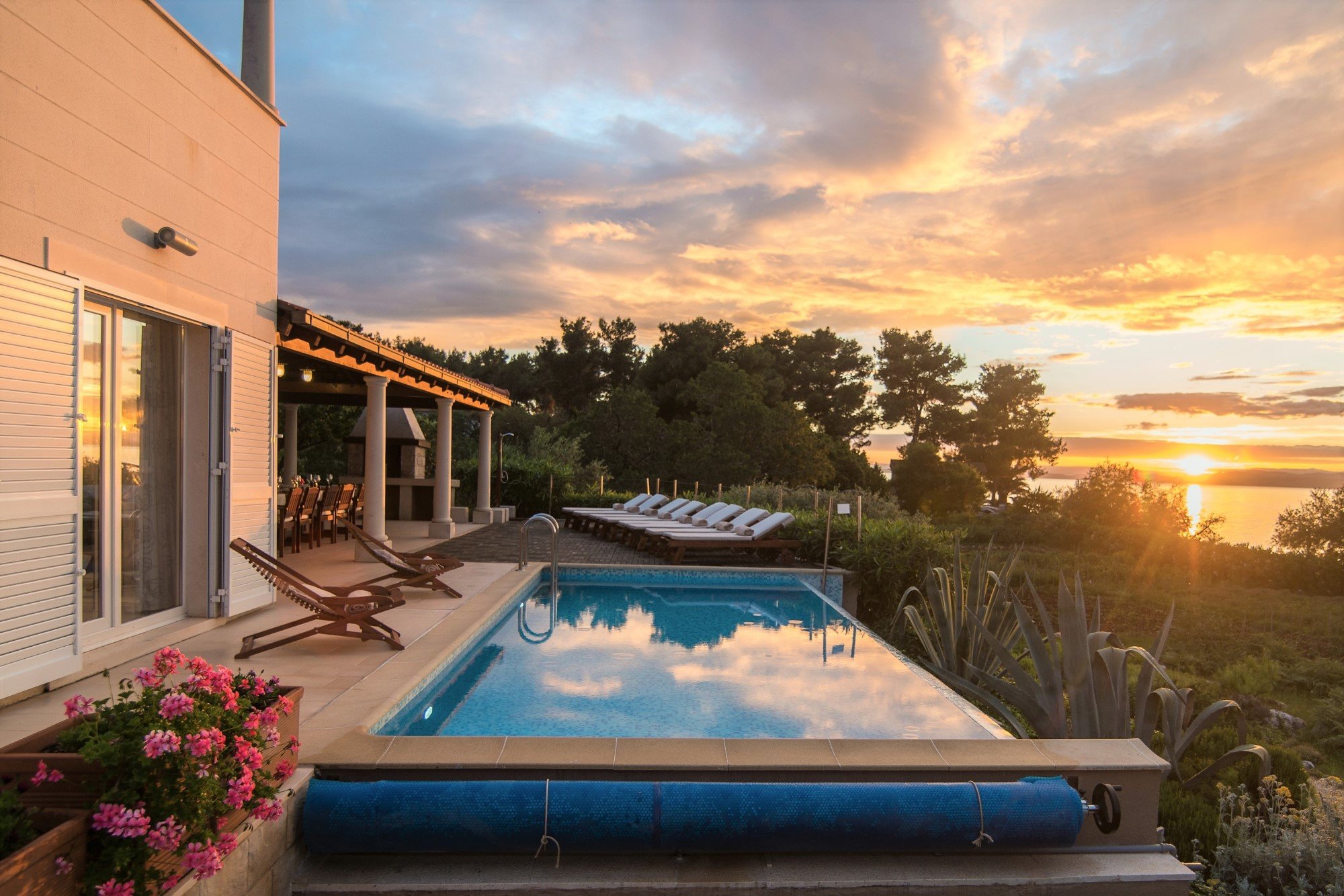 Cap-Ferrat — vue mer au crépuscule